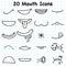 Mouth Icons