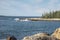 Mouth of inlet at Ship Harbor Nature Trail