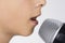Mouth and microphone