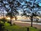 The mouth of the Rapid Creek at sunset at Casuarina Coastal Reserve. . Darwin NT Australia