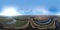 The mouth of the river 360-degree panorama