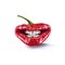 a mouth shaped like red pepper