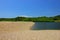 The mouth of the Veleka river at Sinemorets, Bulgaria