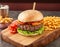 Mouth-Watering Gourmet Burger: Culinary Delight