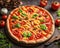 Mouth-Watering Gourmet Pizza: Culinary Delight