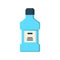 Mouthwash bottle isolated