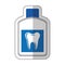 Mouthwash dental isolated icon