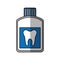 Mouthwash dental isolated icon