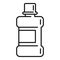 Mouthwash icon, outline style