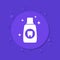 Mouthwash or oral rinse icon, vector