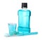 Mouthwash and other items for teeth care