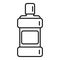 Mouthwash product icon outline vector. Tooth wash