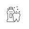 Mouthwash tooth clean icon. Element of hygiene icon