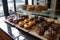 mouthwatering display of gluten-free and vegan donuts, pastries, and cookies