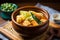 Mouthwatering kimchi jjigae. authentic south korean kimchi stew bursting with flavors