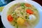 Mouthwatering Peruvian Spicy Chicken Noodle Soup or Caldo de Gallina soup