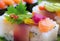 A Mouthwatering Sushi Close-Up