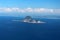 Moutohora Island seen from helicopter, Bay of Plenty, New Zealand