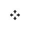 Move Icon Vector in Trendy Style. Full Screen Sign Illustration. Arrow Symbols
