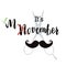 Movember cancer awareness event poster design.