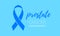 Movember men health man prostate cancer November awareness month vector blue ribbon