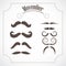 Movember mustache set