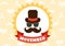 Movember Time Vector Illustration with Mustache and Ribbon for Men\\\'s Health Awareness Month in Flat Cartoon Background