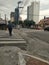 Movement on Aclimacao avenue, Liberdade district, on a Monday afternoon, shot in Sao Paulo city, Brazil.