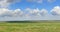 Movement of clouds in the steppe, the Rostov region, Russia