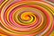 Movement of colors crimson yellow lilac beige orange center of tornado curved lines