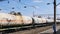 The movement of freight trains