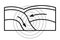 Movement of lithospheric plates. From the source of the earthquake comes a circular vibration