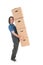 Mover with boxes