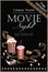 Movie banner. Popcorn box with cola and 3D glasses