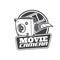 Movie camera, retro cinema theater video film icon