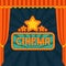 Movie and cinema retro background