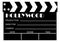 Movie clapboard