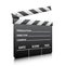 Movie clapper board