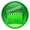 Movie clapper board icon