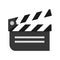 movie clapperboard icon