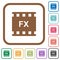 Movie effects simple icons