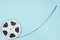 Movie reel with cinema tape isolated