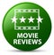 Movie reviews green round button