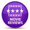 Movie reviews special purple round button