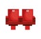 Movie theater chairs icon