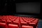 Movie theater or cinema empty auditorium