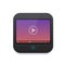 Movie and video player interface icon, ui design