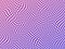 Moving 3d wavy abstract background. Winding geometric purple hills oval white cells with illusionary flow twisted pink