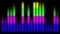 Moving bars of colorful audio equalizer