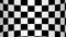 Moving of a chessboard a background bent in the form of the screen, black and white geometric design.